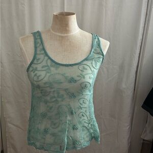 Lace tank top/ Junior medium/ Eyeshadow